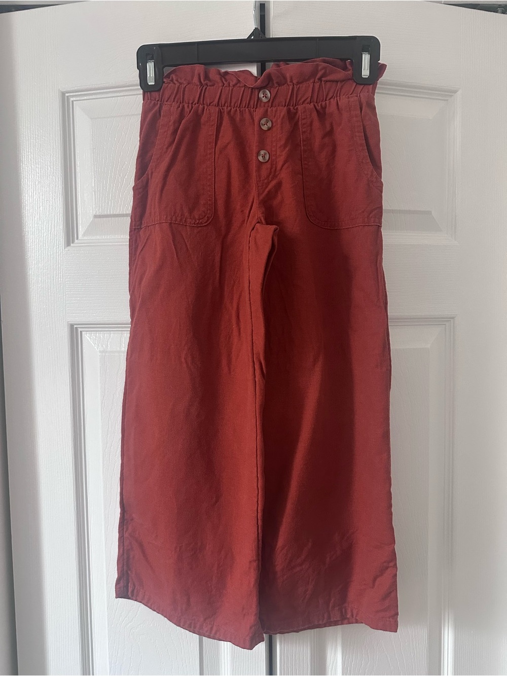 Cat & Jack Rust Red Wide-Leg Kids Pants